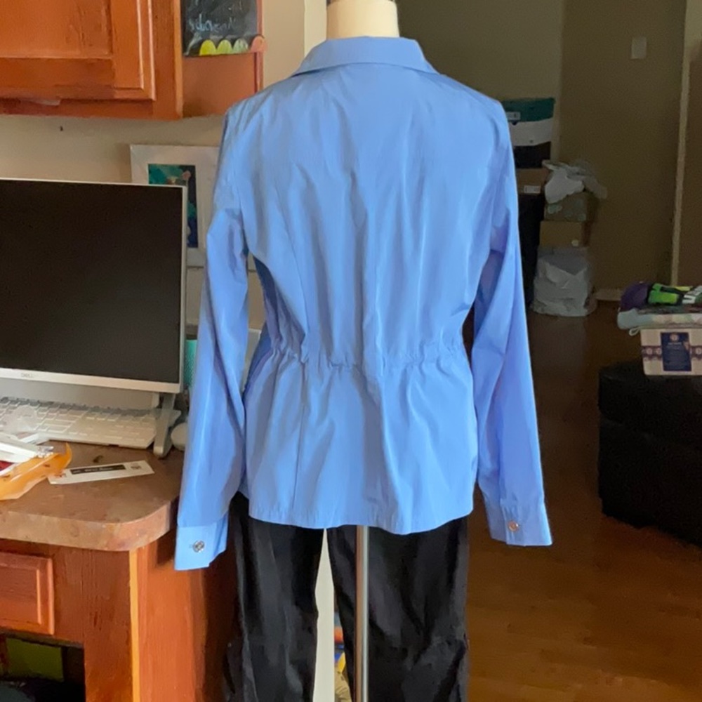 CALVIN KLEIN Blue Jacket Size M, NWT - Picture 5 of 15